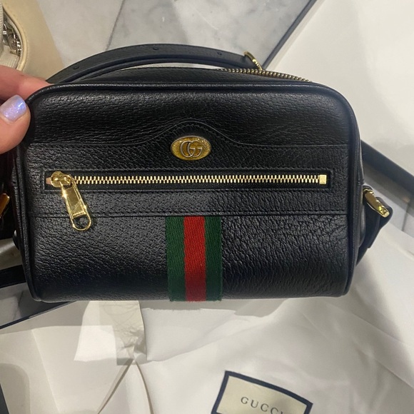 Authentic Gucci Ophidia black mini - Picture 1 of 3